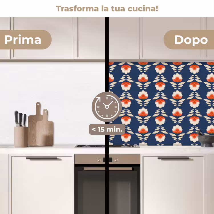 Schienale cucina - Modelli - Astratti - Fiori — 3