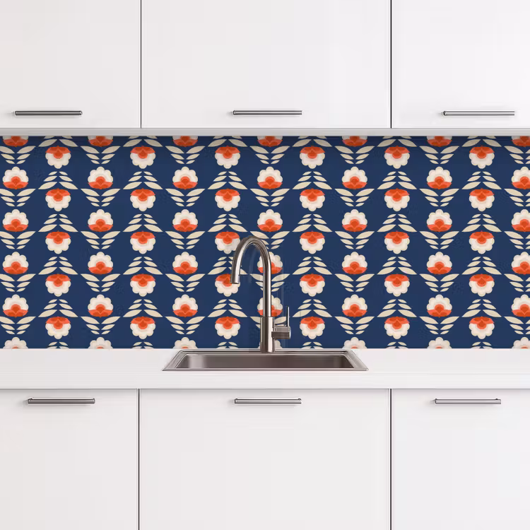 Schienale cucina - Modelli - Astratti - Fiori — 4