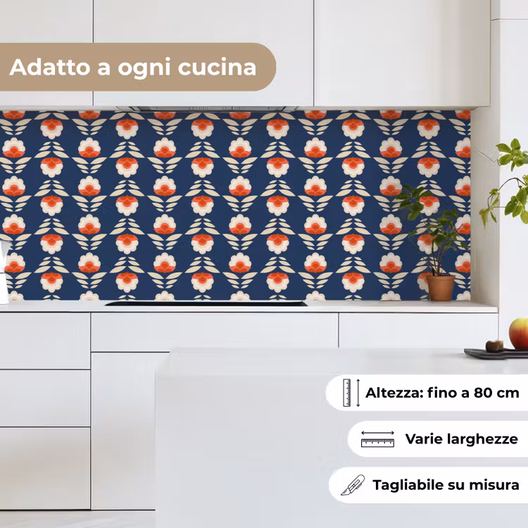 Schienale cucina - Modelli - Astratti - Fiori — 7