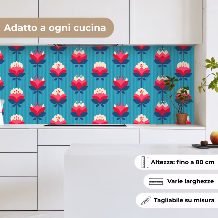 Schienale cucina - Modelli - Retro - Giglio — 7