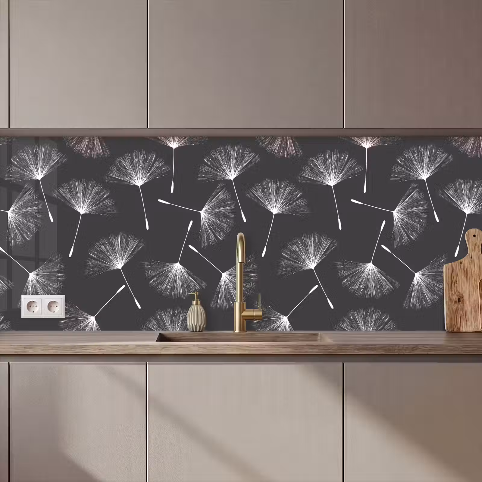 Schienale cucina - Design - Dente di leone - Pianta — 1