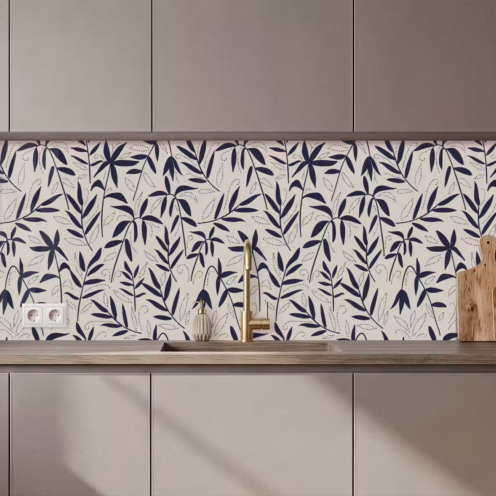 Schienale cucina - Piante - Giappone - Modelli — 1