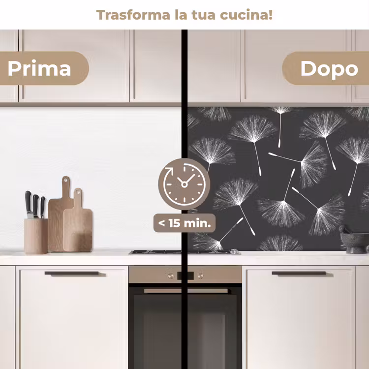 Schienale cucina - Design - Dente di leone - Pianta — 3