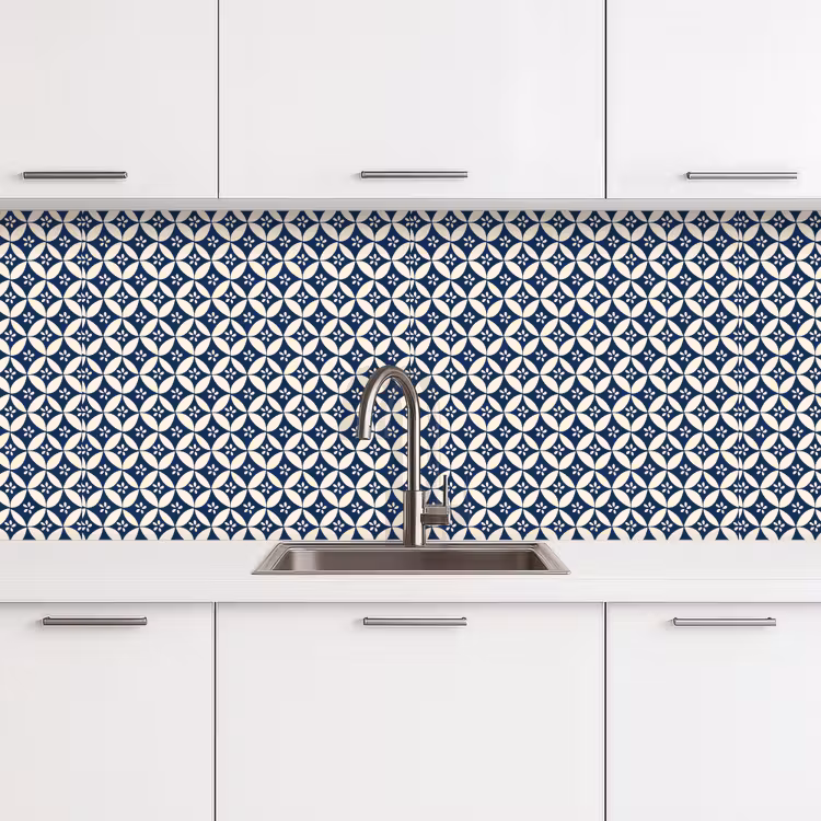 Schienale cucina - Giappone - Modelli - Blu — 4