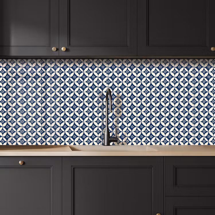 Schienale cucina - Giappone - Modelli - Blu — 6