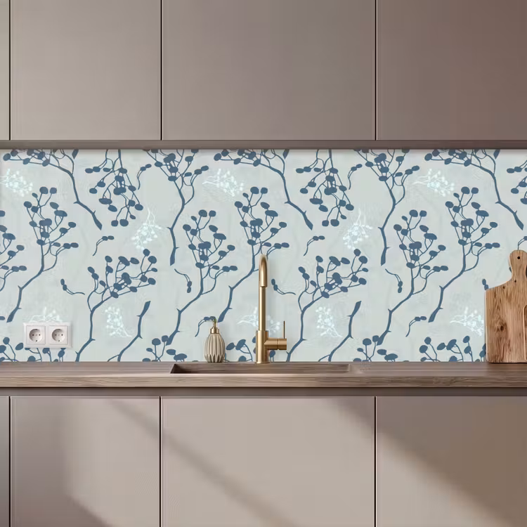 Schienale cucina - Modelli - Giardino - Rami — 1