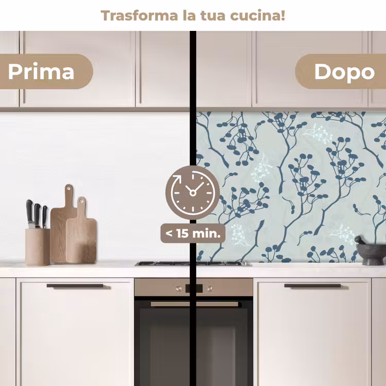 Schienale cucina - Modelli - Giardino - Rami — 3