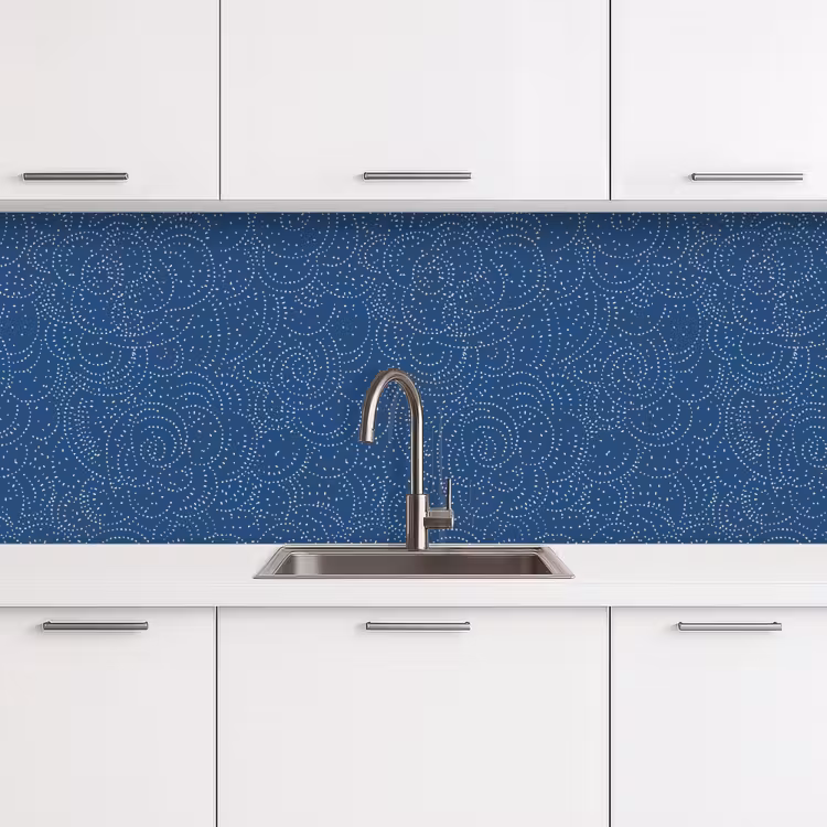 Schienale cucina - Modello - Blu - Giappone — 4