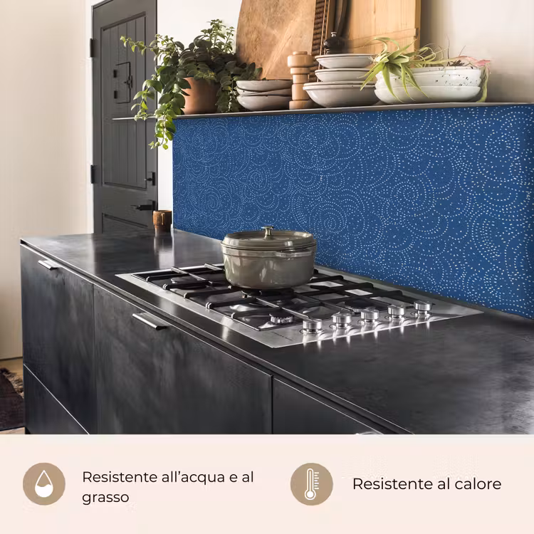 Schienale cucina - Modello - Blu - Giappone — 5