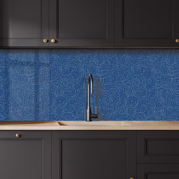 Schienale cucina - Modello - Blu - Giappone — 6