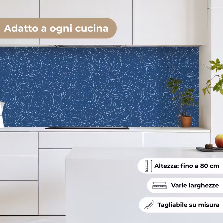 Schienale cucina - Modello - Blu - Giappone — 7