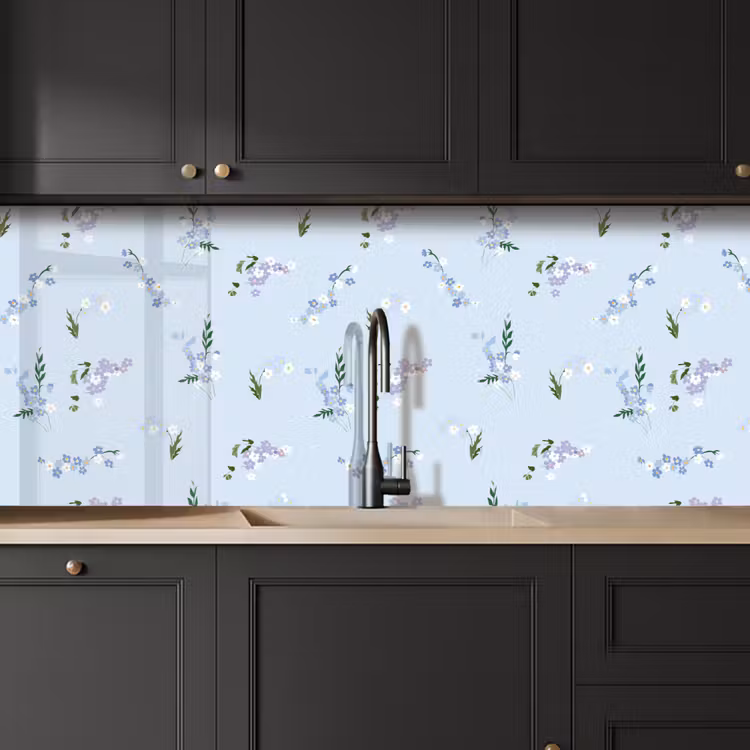 Schienale cucina - Motivo - Fiori - Decorazione — 6