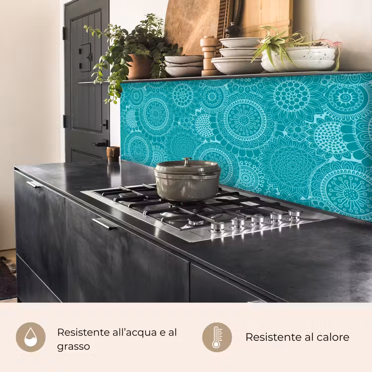 Schienale cucina - Motivo - Girasoli - Mandala — 5