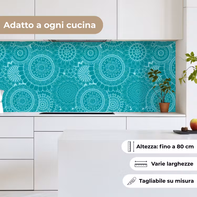 Schienale cucina - Motivo - Girasoli - Mandala — 7