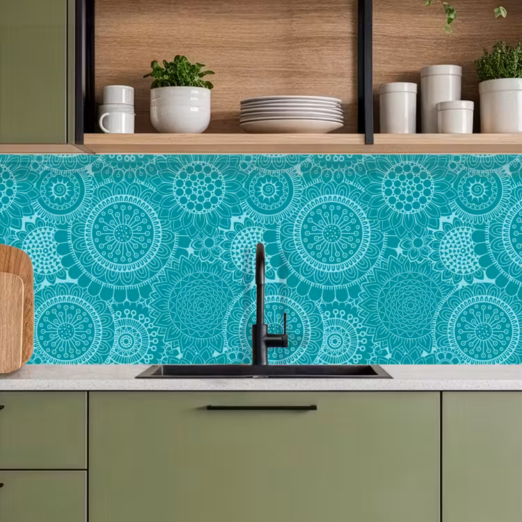 Schienale cucina - Motivo - Girasoli - Mandala — 8