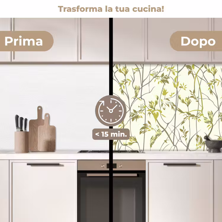 Schienale cucina - Motivo - Giungla - Piante — 3
