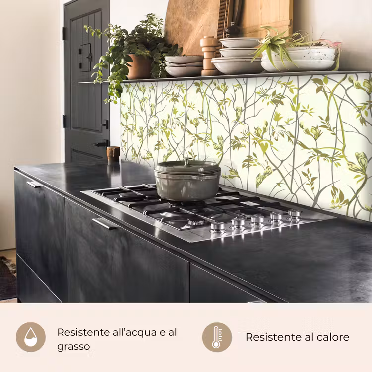 Schienale cucina - Motivo - Giungla - Piante — 5