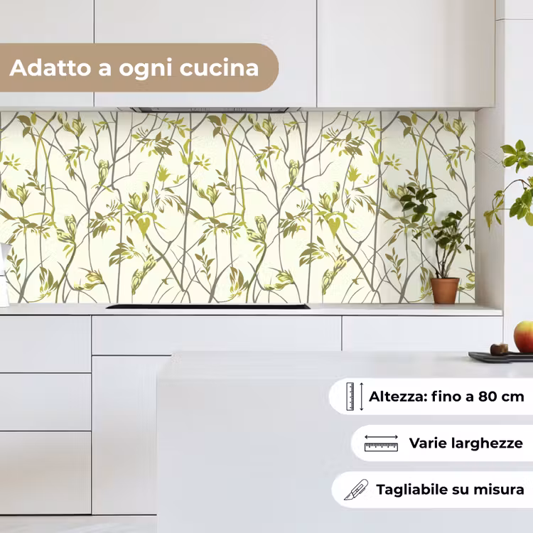 Schienale cucina - Motivo - Giungla - Piante — 7