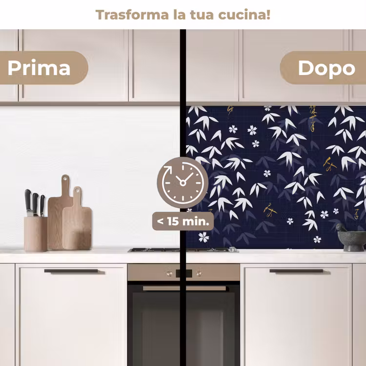 Schienale cucina - Sakura - Fiore - Motivo - Giappone — 3