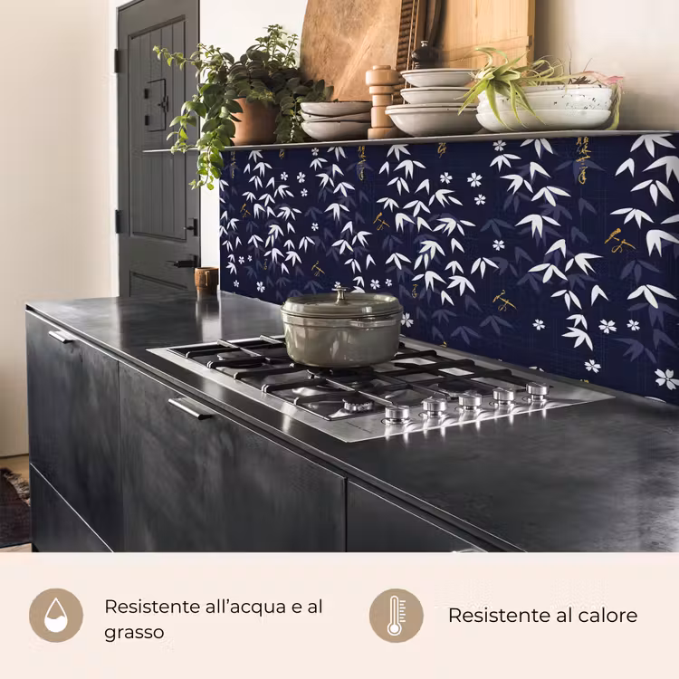 Schienale cucina - Sakura - Fiore - Motivo - Giappone — 5