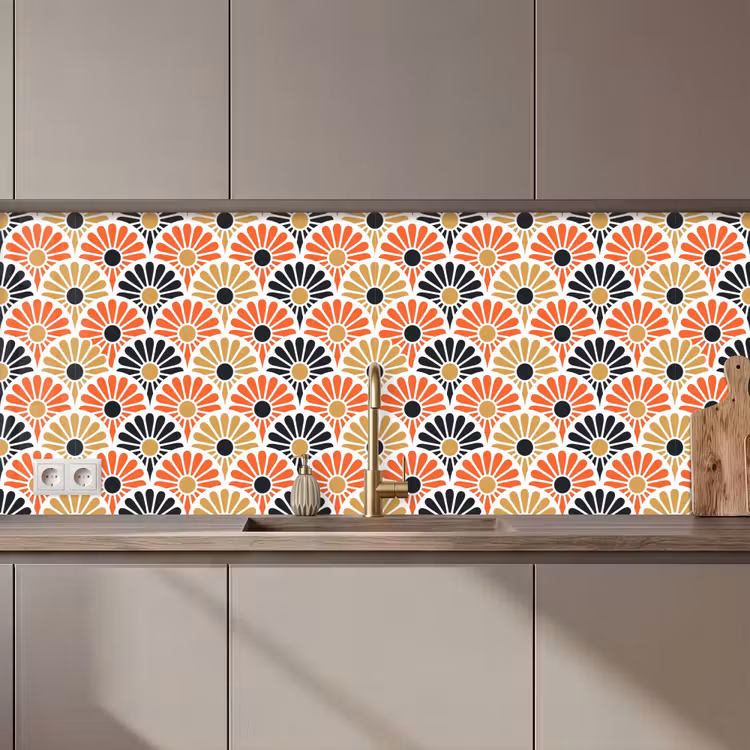 Schienale cucina - Fiori - Giappone - Modelli — 1