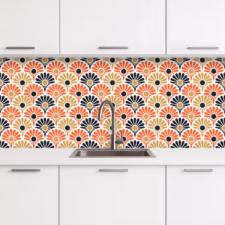 Schienale cucina - Fiori - Giappone - Modelli — 4