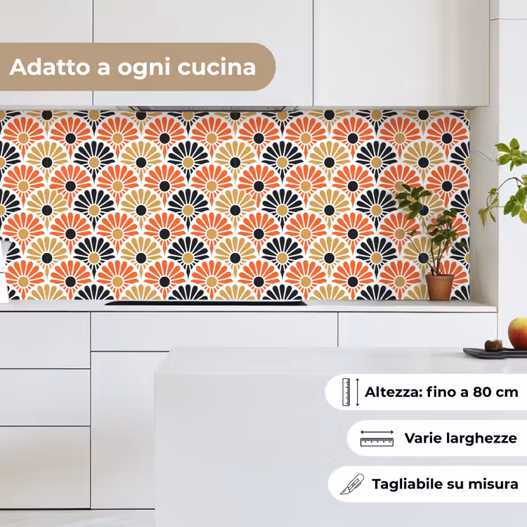 Schienale cucina - Fiori - Giappone - Modelli — 7