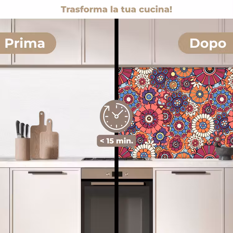 Schienale cucina - Vintage - Modelli - Fiori - Piante — 3