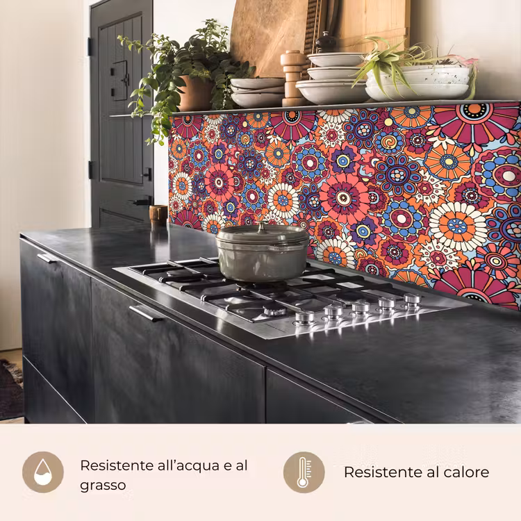 Schienale cucina - Vintage - Modelli - Fiori - Piante — 5