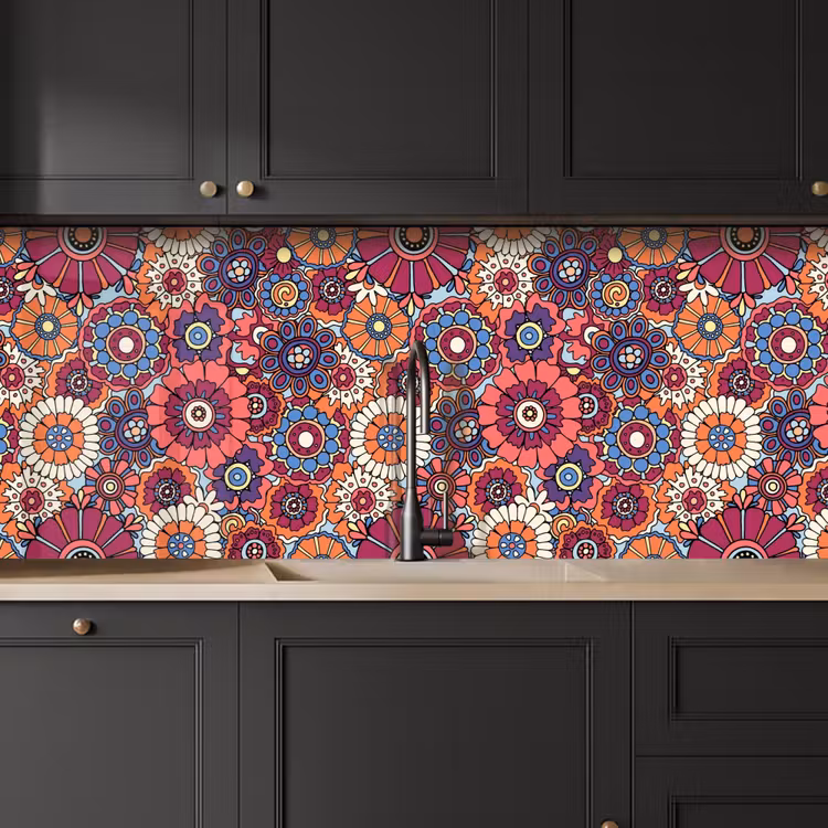 Schienale cucina - Vintage - Modelli - Fiori - Piante — 6
