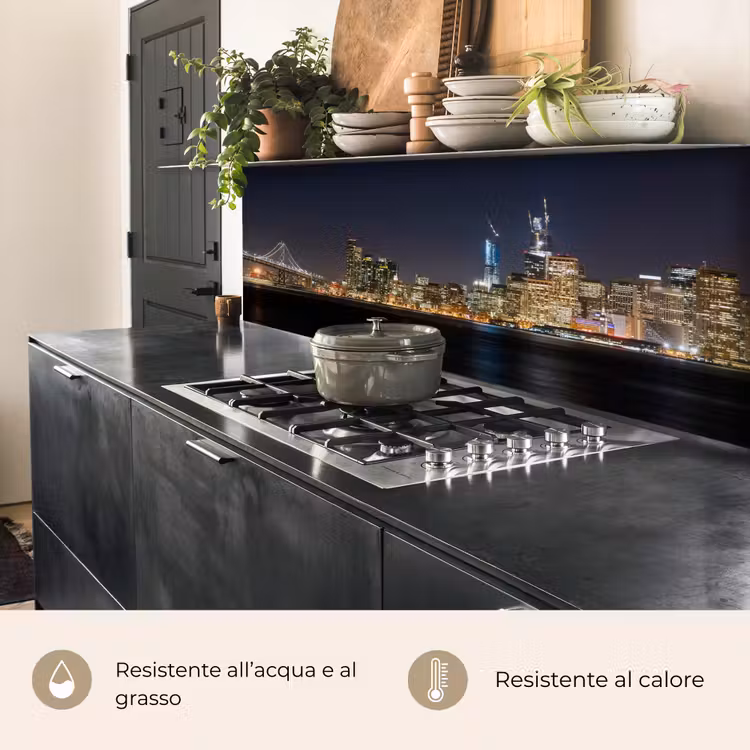 Schienale cucina - Illuminazione - Cielo - Grattacieli - Skyline — 5
