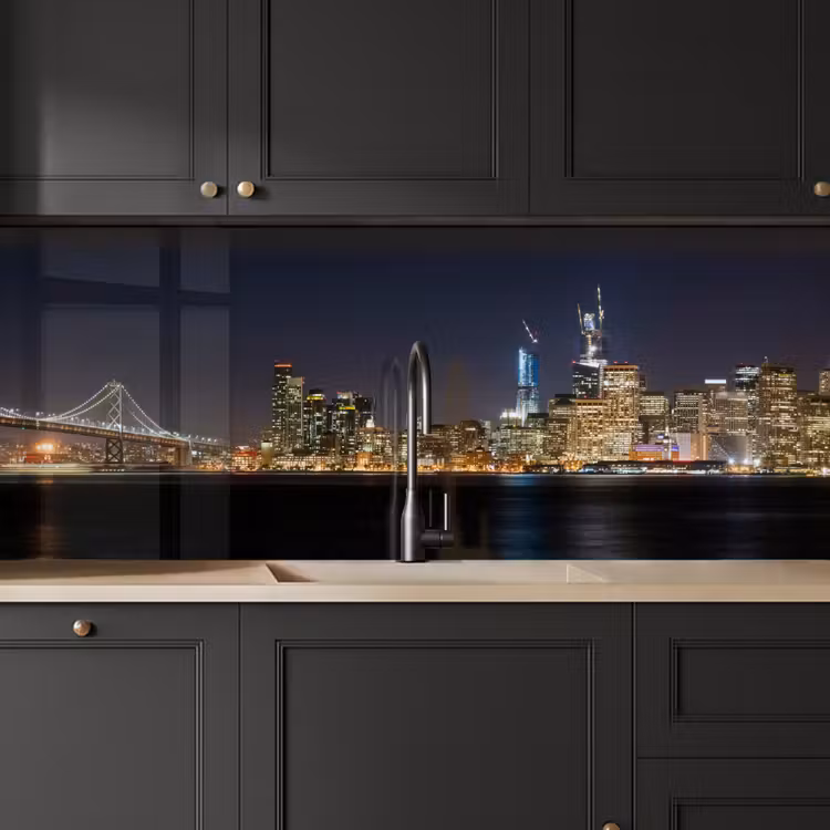 Schienale cucina - Illuminazione - Cielo - Grattacieli - Skyline — 6