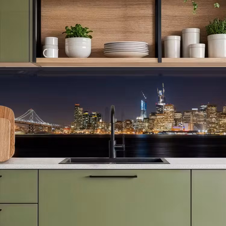 Schienale cucina - Illuminazione - Cielo - Grattacieli - Skyline — 8