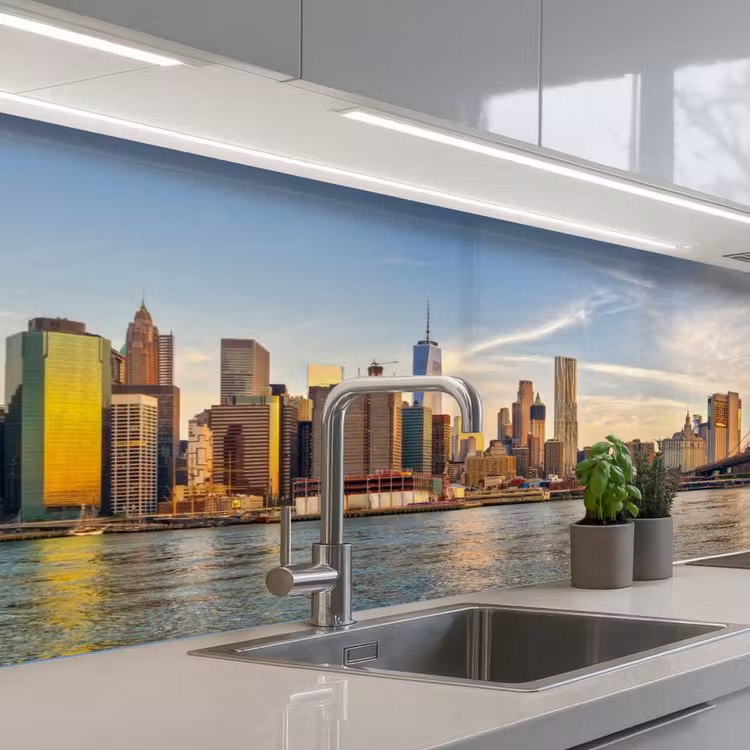 Schienale cucina - Skyline - New York - Ponte - Grattacieli — 2