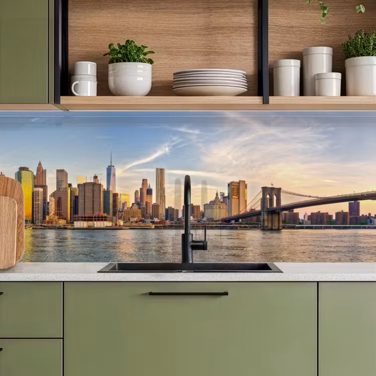 Schienale cucina - Skyline - New York - Ponte - Grattacieli — 8