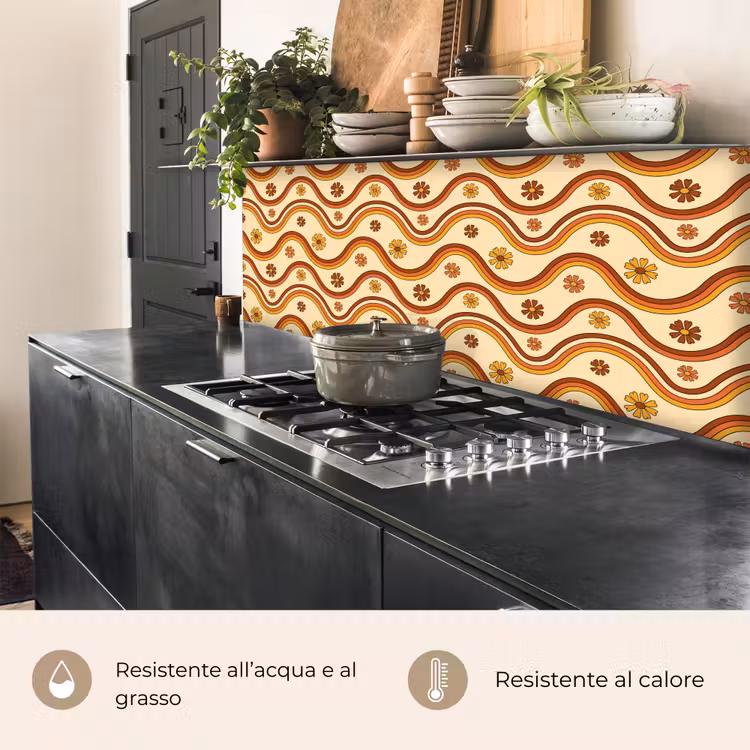 Schienale cucina - Vintage - Modelli - Arcobaleno — 5