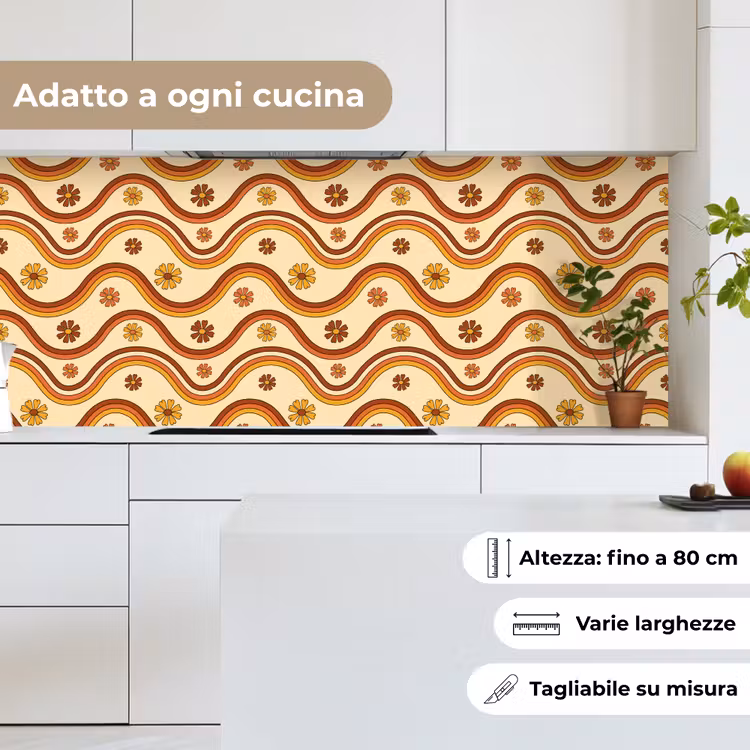 Schienale cucina - Vintage - Modelli - Arcobaleno — 7