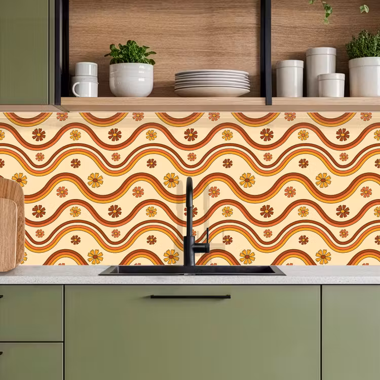 Schienale cucina - Vintage - Modelli - Arcobaleno — 8