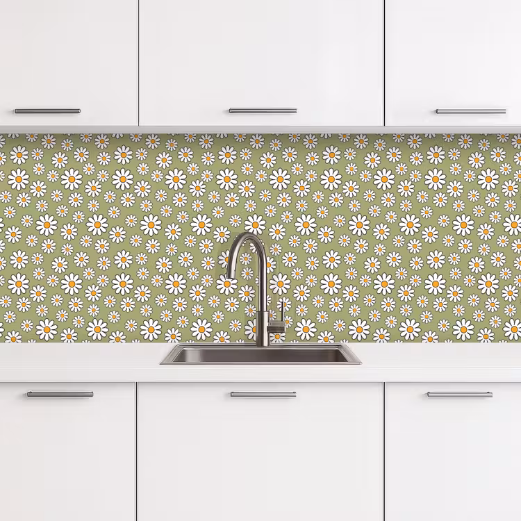 Schienale cucina - Vintage - Modelli - Margherite — 4