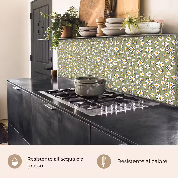 Schienale cucina - Vintage - Modelli - Margherite — 5