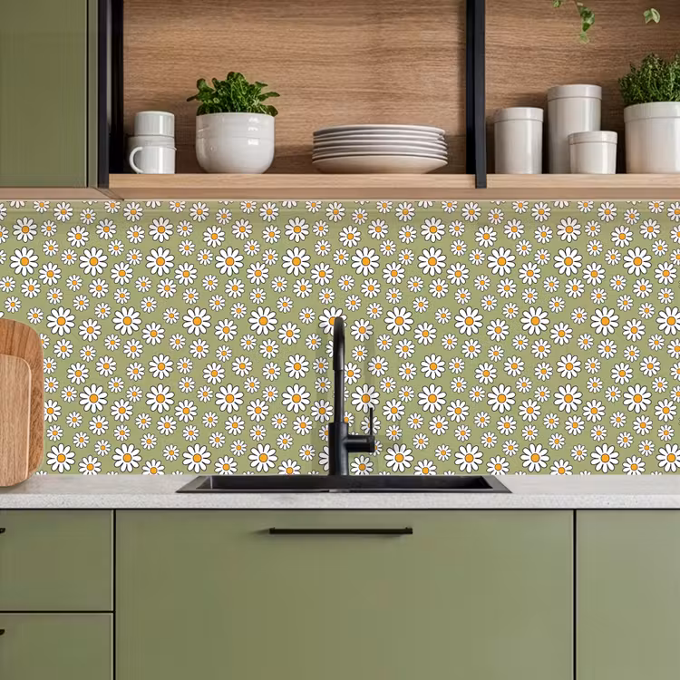 Schienale cucina - Vintage - Modelli - Margherite — 8