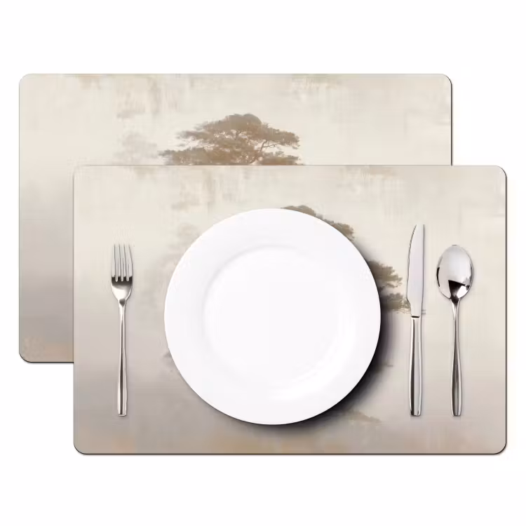 Tovaglietta in vinile - Albero - Stile orientale - Paesaggio — 2