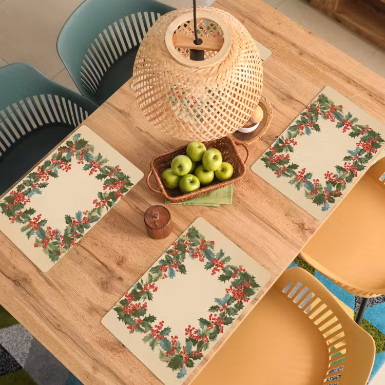 Tovaglietta in vinile - Hulstrand - Bacche - Beige — 3