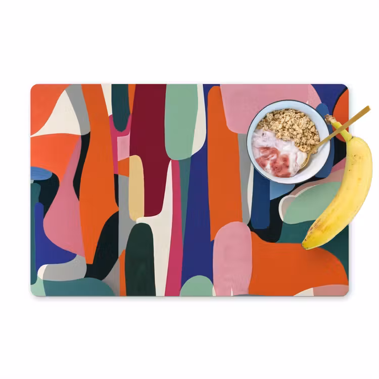 Tovaglietta in vinile - Forme - Ritmico - Colori - Astratto — 1