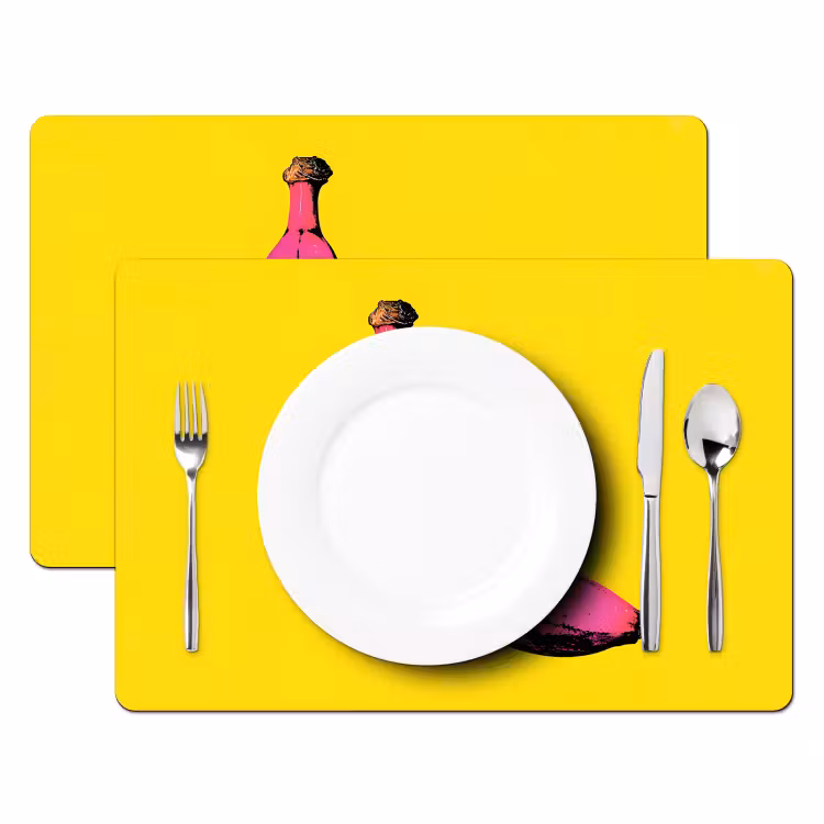 Tovaglietta in vinile - Banana - Grafica - Giallo — 2