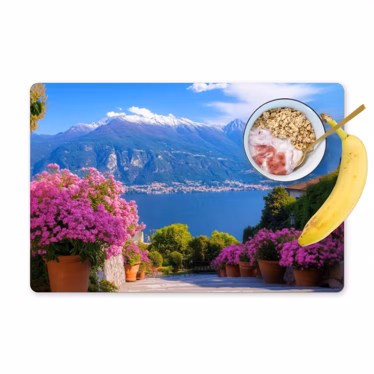 Tovaglietta in vinile - Lago di Como - Italia - Paesaggio — 1