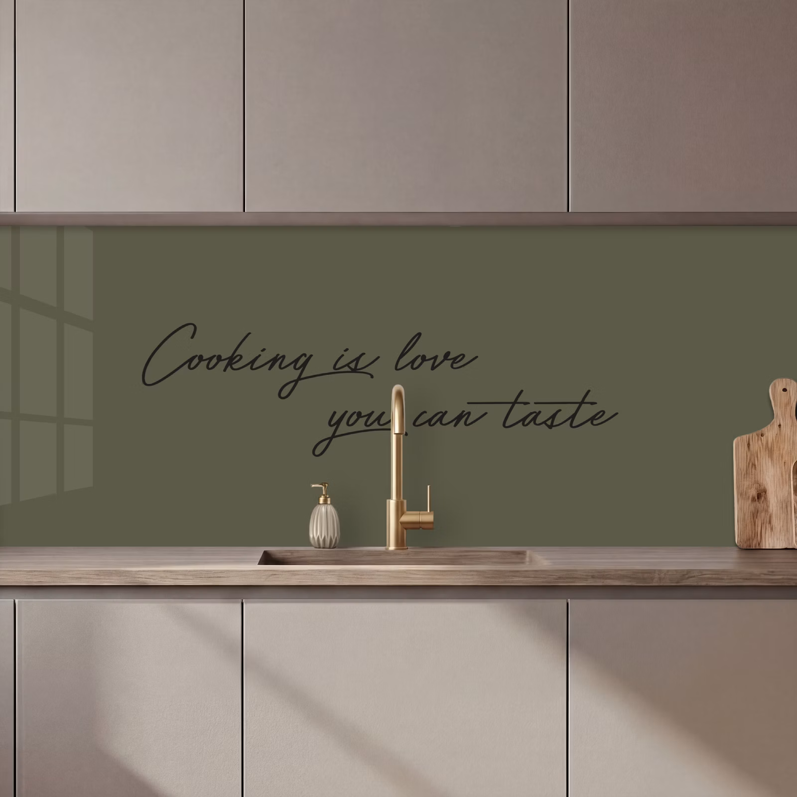 Schienale cucina - La cucina è amore che si sente — 1