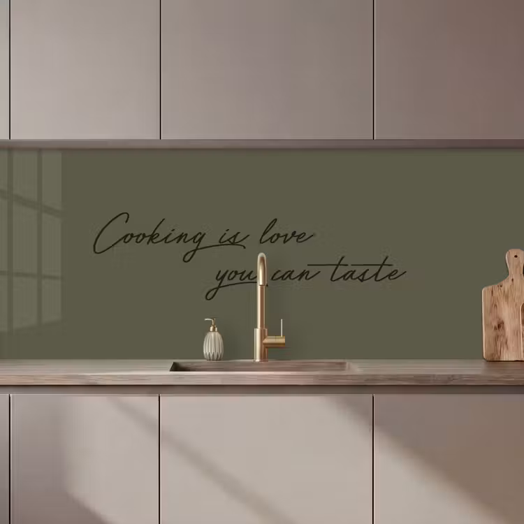 Schienale cucina - La cucina è amore che si sente — 1