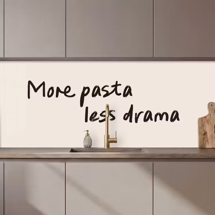 Schienale cucina - Più pasta meno drammi — 1