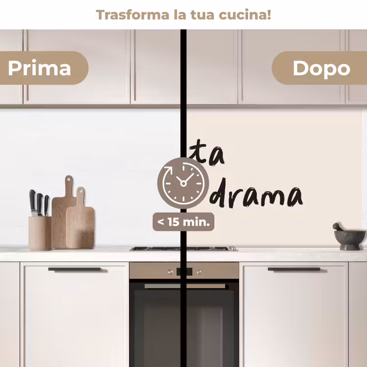 Schienale cucina - Più pasta meno drammi — 3